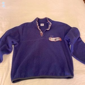 Southern Proper Fleece Pullover. Mens L. Navy.